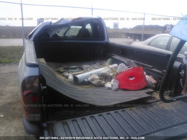 5TETU62N87Z352525 - 2007 TOYOTA TACOMA PRERUNNER ACCESS CAB SILVER photo 8