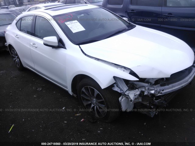 19UUB1F39FA018889 - 2015 ACURA TLX WHITE photo 1