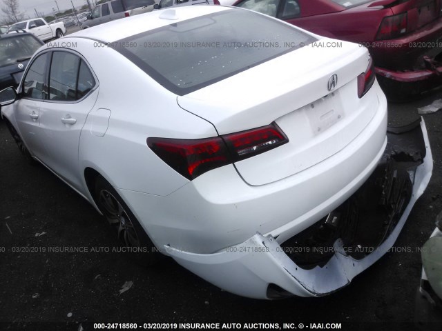 19UUB1F39FA018889 - 2015 ACURA TLX WHITE photo 3