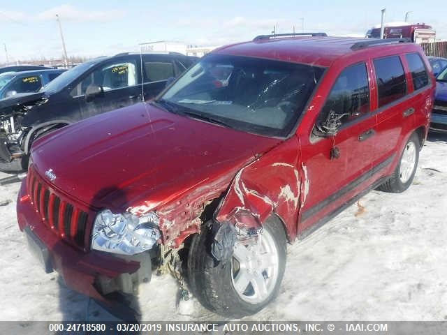 1J4HR48N15C536861 - 2005 JEEP GRAND CHEROKEE LAREDO/COLUMBIA/FREEDOM 红色 照片 2