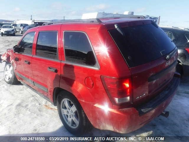 1J4HR48N15C536861 - 2005 JEEP GRAND CHEROKEE LAREDO/COLUMBIA/FREEDOM 红色 照片 3