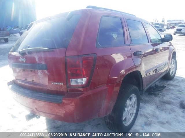 1J4HR48N15C536861 - 2005 JEEP GRAND CHEROKEE LAREDO/COLUMBIA/FREEDOM 红色 照片 4