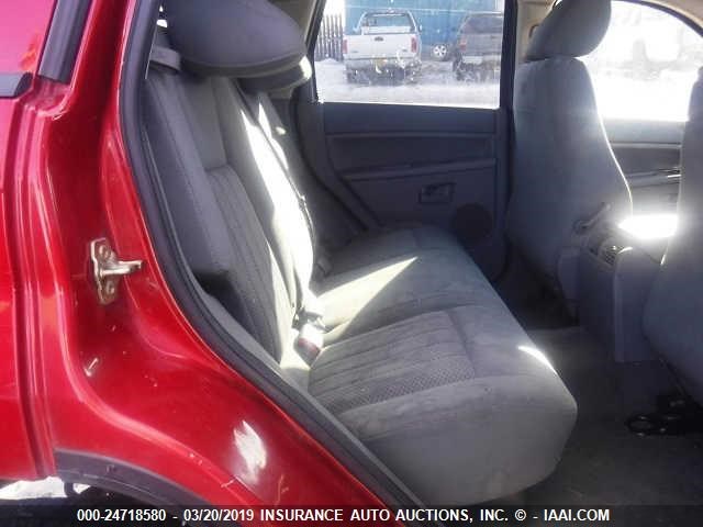1J4HR48N15C536861 - 2005 JEEP GRAND CHEROKEE LAREDO/COLUMBIA/FREEDOM 红色 照片 8