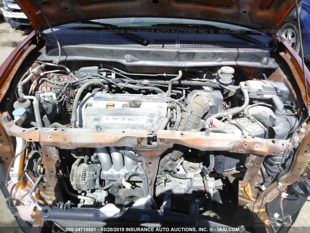 5J6YH28788L004200 - 2008 HONDA ELEMENT EX ORANGE photo 10