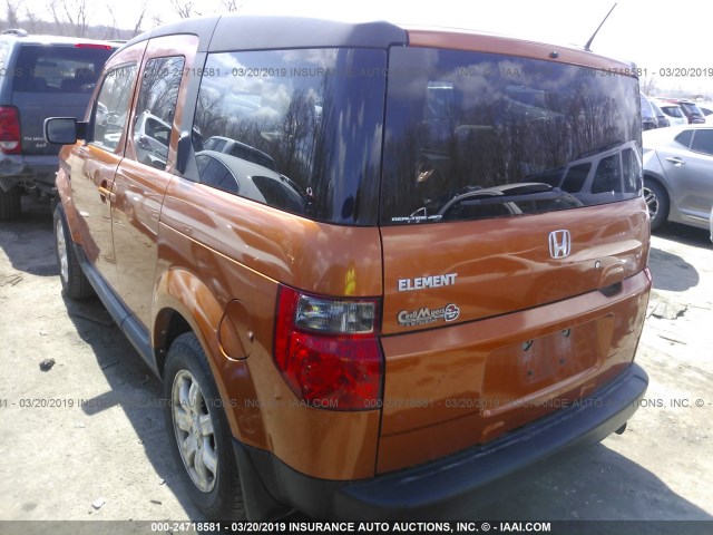 5J6YH28788L004200 - 2008 HONDA ELEMENT EX ORANGE photo 3