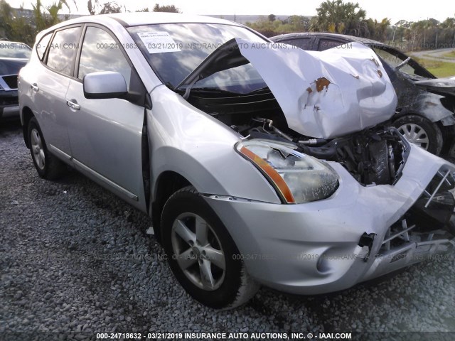 JN8AS5MT0DW016500 - 2013 NISSAN ROGUE S/SV SILVER photo 1