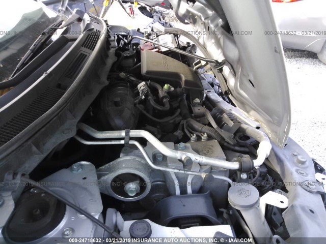 JN8AS5MT0DW016500 - 2013 NISSAN ROGUE S/SV SILVER photo 10