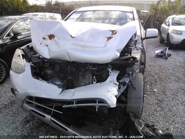 JN8AS5MT0DW016500 - 2013 NISSAN ROGUE S/SV SILVER photo 6