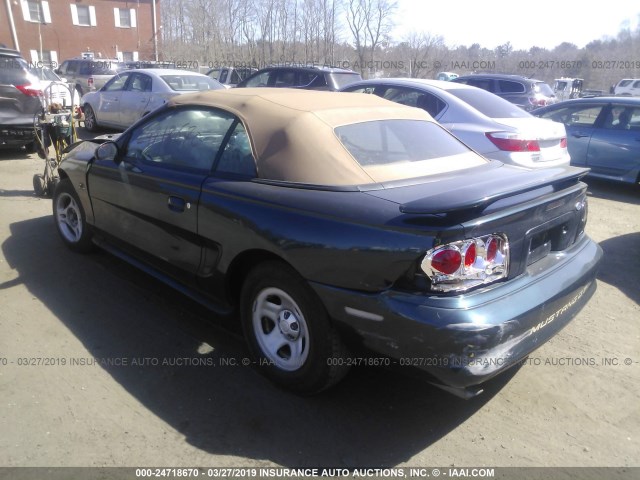 1FALP45T6RF221377 - 1994 FORD MUSTANG GT GREEN photo 3