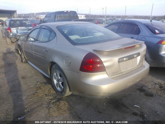 2G2WP522151291044 - 2005 PONTIAC GRAND PRIX GOLD photo 3