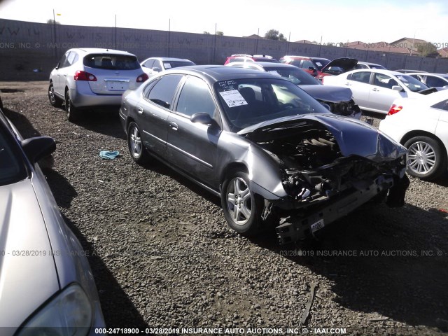 1FAFP56S22G200504 - 2002 FORD TAURUS SEL GRAY photo 1