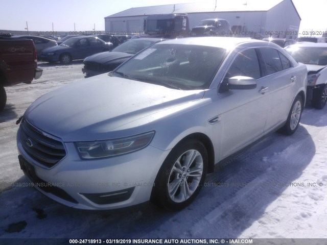 1FAHP2E88EG119640 - 2014 FORD TAURUS SEL SILVER photo 2