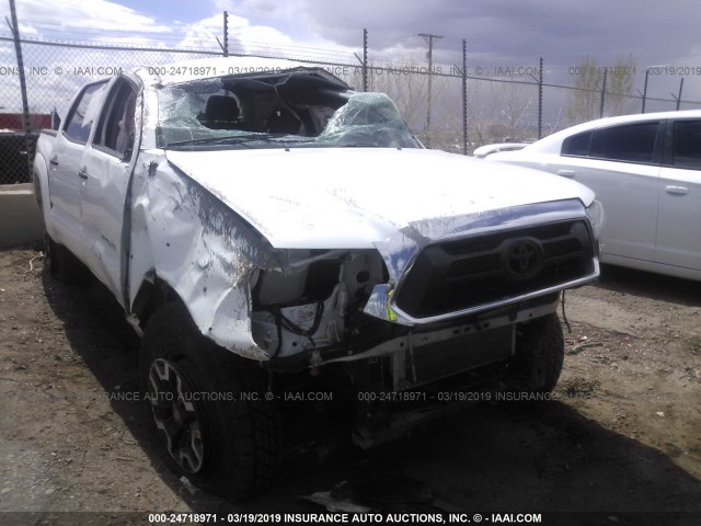 5TFLU4EN3DX066083 - 2013 TOYOTA TACOMA DOUBLE CAB 白色 照片 6