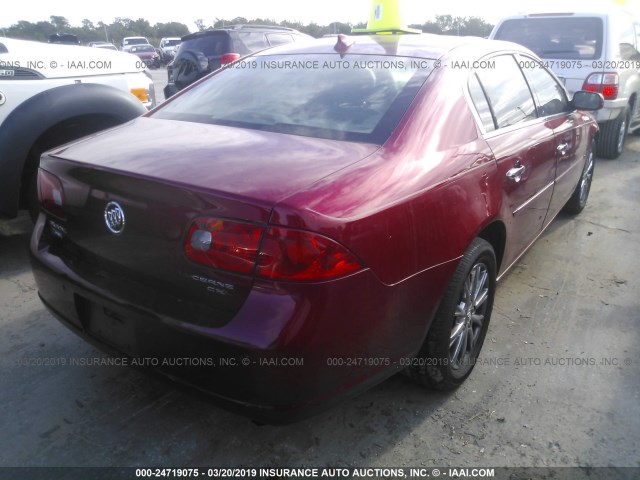 1G4HD57M99U136609 - 2009 BUICK LUCERNE CXL RED photo 4