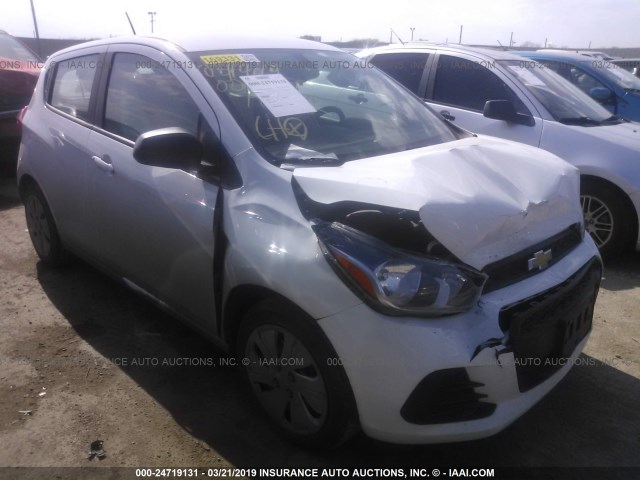 KL8CB6SA1HC790542 - 2017 CHEVROLET SPARK LS WHITE photo 1