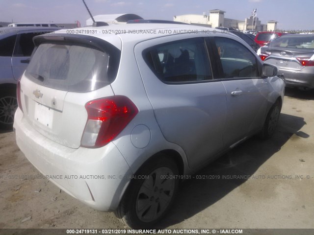 KL8CB6SA1HC790542 - 2017 CHEVROLET SPARK LS WHITE photo 4