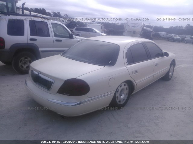 1LNFM97V0WY608420 - 1998 LINCOLN CONTINENTAL  CREAM photo 4