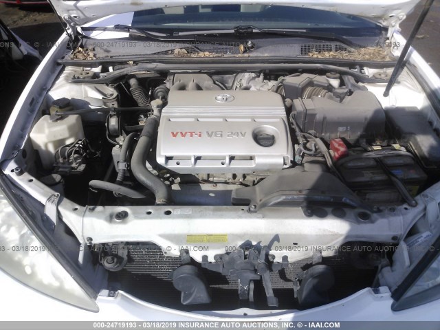 4T1BF32K36U632589 - 2006 TOYOTA CAMRY LE/XLE/SE WHITE photo 10