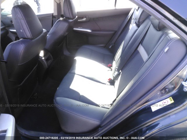 4T1BF1FK6CU071329 - 2012 TOYOTA CAMRY SE/LE/XLE BLACK photo 8