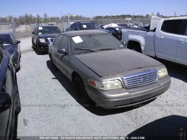 2FAFP73W11X112667 - 2001 FORD CROWN VICTORIA  BROWN photo 1