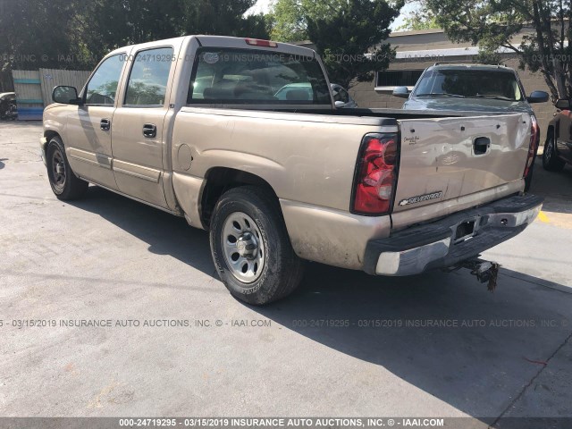 2GCEC13V561303380 - 2006 CHEVROLET SILVERADO C1500 GOLD photo 3