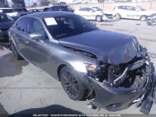 JTHBF1D28E5007912 - 2014 LEXUS IS 250 SILVER photo 1