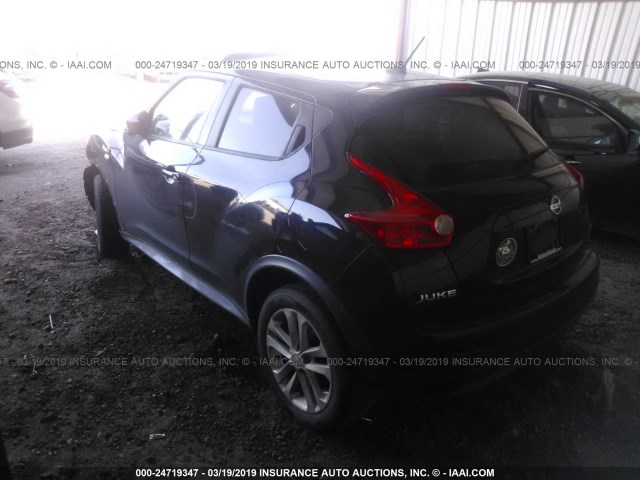 JN8AF5MR4DT222607 - 2013 NISSAN JUKE S/SV/SL BLACK photo 3