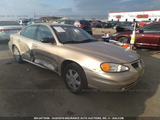 1G2NE52E55M237746 - 2005 PONTIAC GRAND AM SE GOLD photo 1