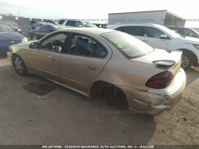 1G2NE52E55M237746 - 2005 PONTIAC GRAND AM SE GOLD photo 3