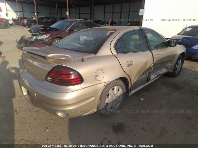 1G2NE52E55M237746 - 2005 PONTIAC GRAND AM SE GOLD photo 4