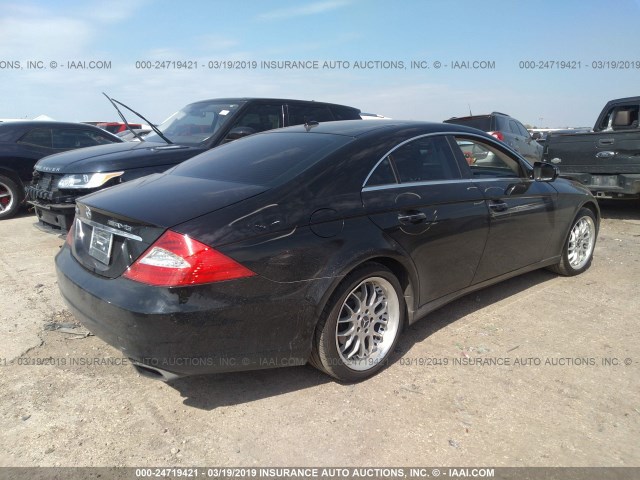 WDDDJ72X69A144716 - 2009 MERCEDES-BENZ CLS 550 BLACK photo 4