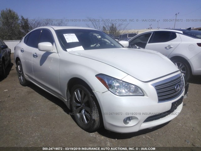 JN1BY1AR5DM603144 - 2013 INFINITI M37 X WHITE photo 1