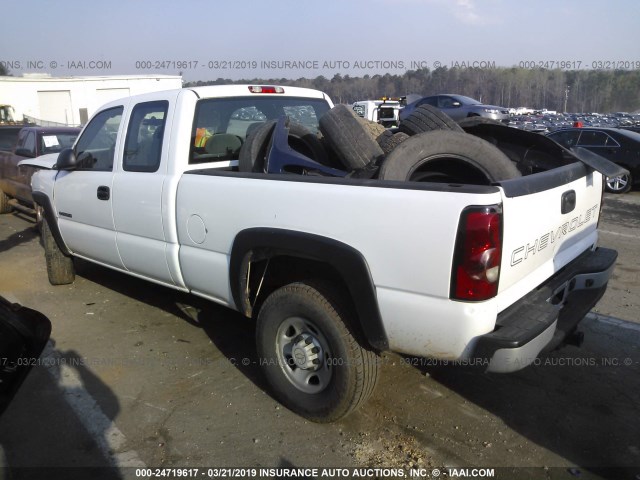 1GCHC29U16E129274 - 2006 CHEVROLET SILVERADO C2500 HEAVY DUTY WHITE photo 3