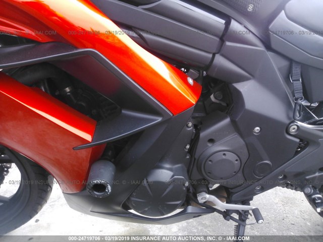 JKAEXEE1XEDA16199 - 2014 KAWASAKI EX650 E ORANGE photo 9