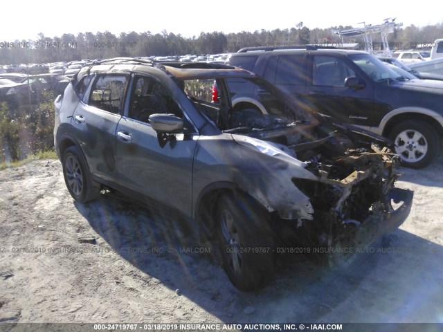 5N1AT2MT9GC808122 - 2016 NISSAN ROGUE S/SL/SV GRAY photo 1