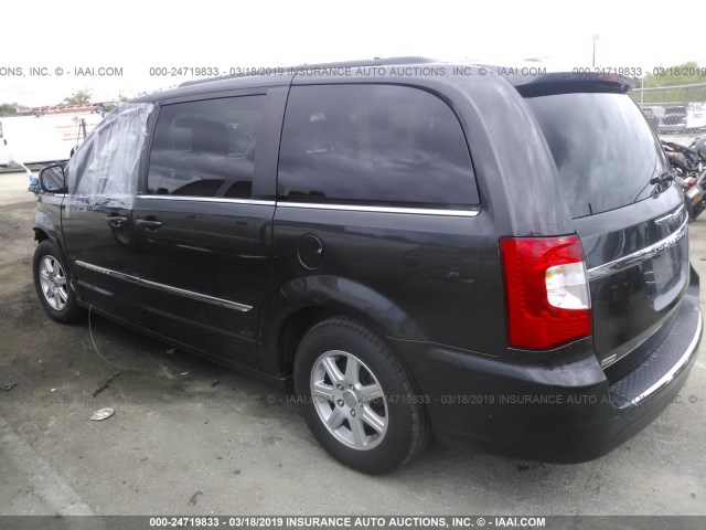 2A4RR5DG3BR727220 - 2011 CHRYSLER TOWN & COUNTRY TOURING GRAY photo 3