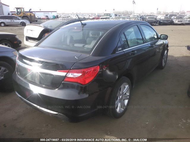 1C3CCBBB9DN553533 - 2013 CHRYSLER 200 TOURING BLACK photo 4