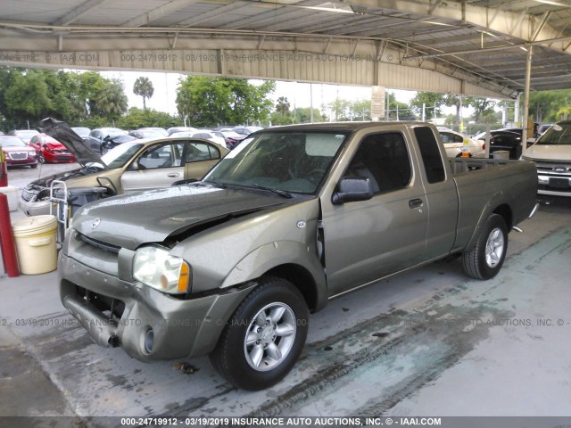 1N6DD26S92C327232 - 2002 NISSAN FRONTIER KING CAB XE BEIGE photo 2