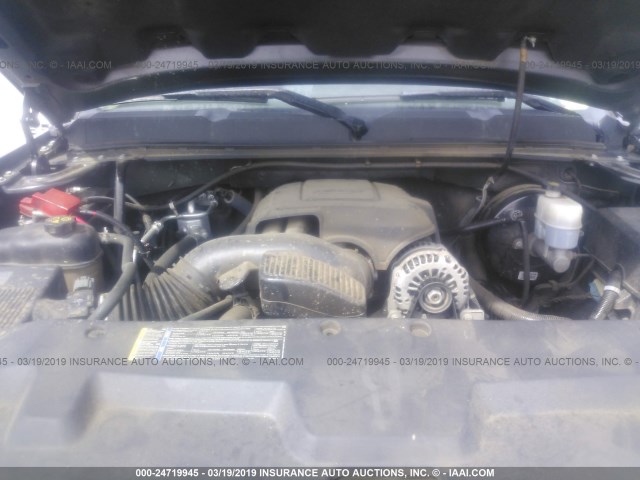 3GCPKSE32BG201999 - 2011 CHEVROLET SILVERADO K1500 LT GRAY photo 10