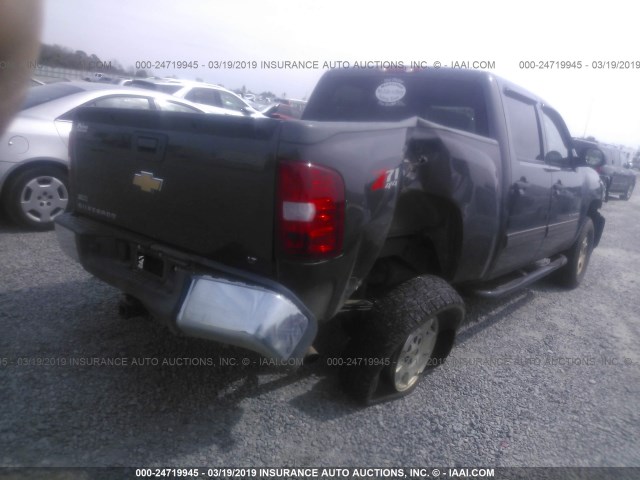 3GCPKSE32BG201999 - 2011 CHEVROLET SILVERADO K1500 LT GRAY photo 4