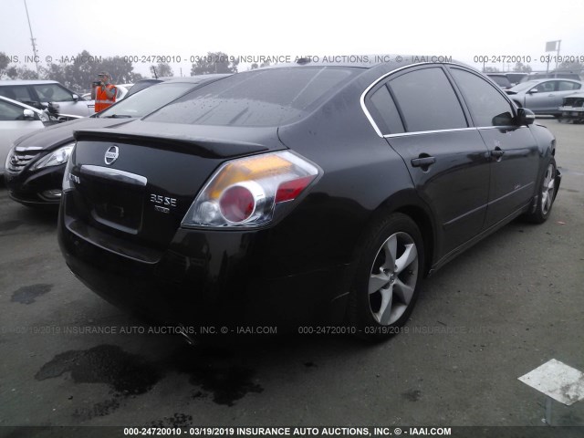 1N4BL21E77N465223 - 2007 NISSAN ALTIMA 3.5SE/3.5SL BLACK photo 4