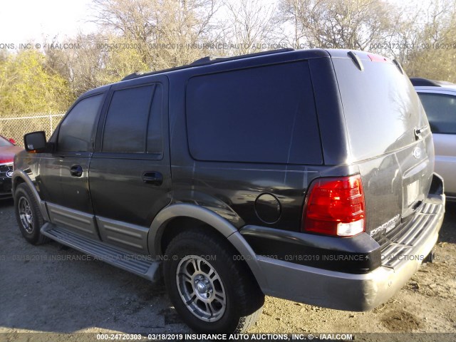 1FMPU18L04LB01207 - 2004 FORD EXPEDITION EDDIE BAUER BLACK photo 3