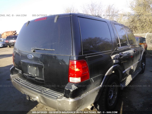 1FMPU18L04LB01207 - 2004 FORD EXPEDITION EDDIE BAUER BLACK photo 4