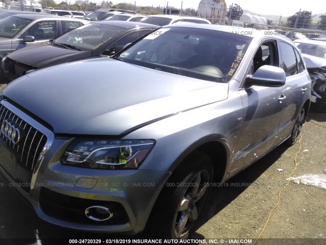 WA1DKAFP2BA111176 - 2011 AUDI Q5 PREMIUM PLUS SILVER photo 2