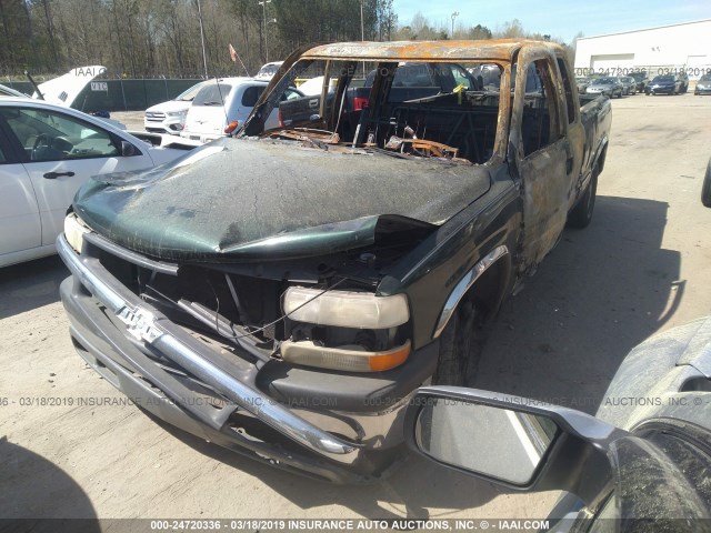 2GCEC19V911299429 - 2001 CHEVROLET SILVERADO C1500 GREEN photo 2