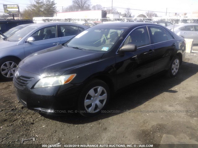 4T1BE46K58U730514 - 2008 TOYOTA CAMRY CE/LE/XLE/SE BLACK photo 2
