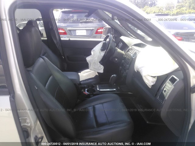 1FMCU04G79KA33762 - 2009 FORD ESCAPE LIMITED WHITE photo 5