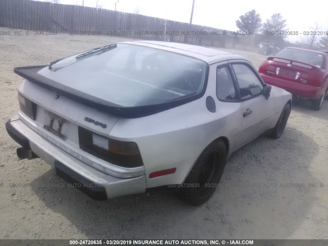 WP0AA0944FN471555 - 1985 PORSCHE 944 SILVER photo 4