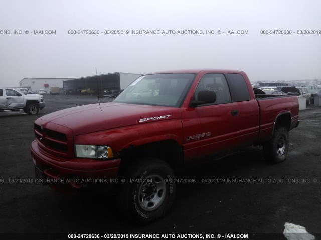 3B7KF23Z0XG164075 - 1999 DODGE RAM 2500 RED photo 2