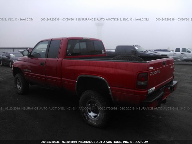 3B7KF23Z0XG164075 - 1999 DODGE RAM 2500 RED photo 3